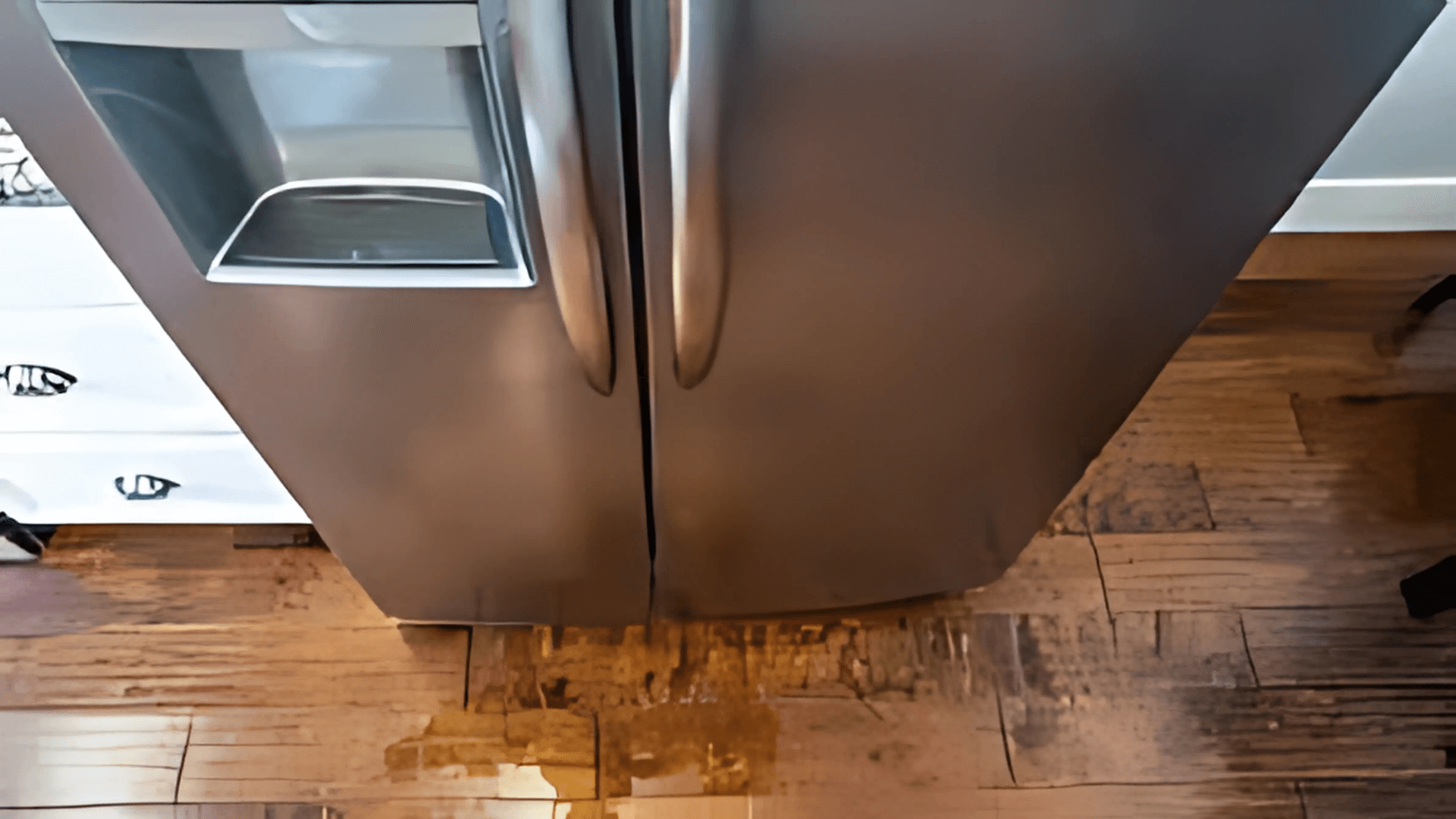 Water leaking from refrigerator